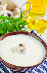 Image showing soup from mushroom