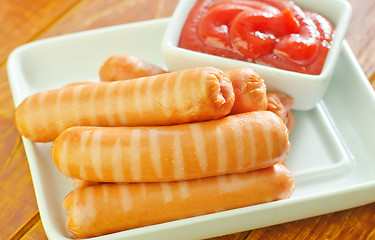 Image showing sausages