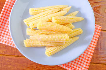 Image showing baby corn