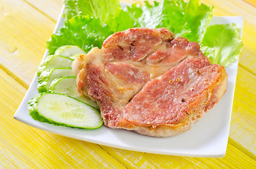 Image showing baked meat