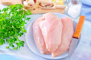 Image showing chicken fillet