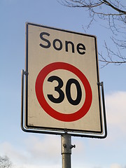 Image showing speedlimit