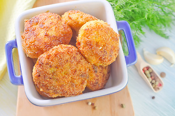 Image showing cutlets