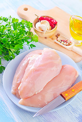 Image showing chicken fillet