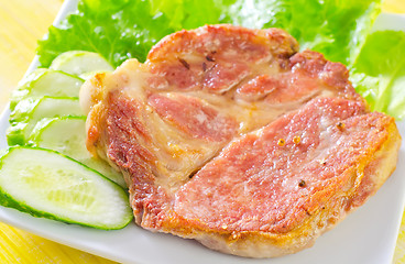 Image showing baked meat