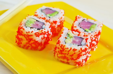 Image showing sushi