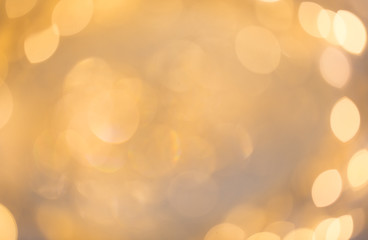 Image showing blurred beige holidays lights