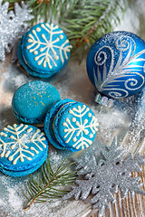 Image showing Christmas almond cakes.