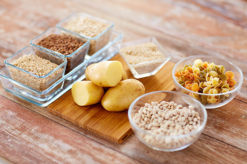 Image showing close up of carbohydrate food