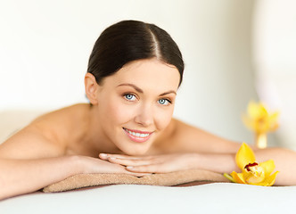 Image showing woman in spa