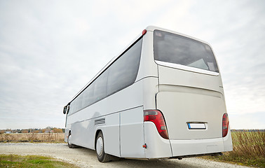 Image showing tour bus driving outdoors