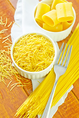 Image showing raw pasta