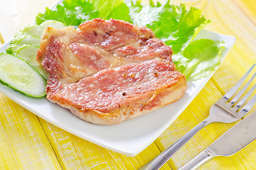 Image showing baked meat