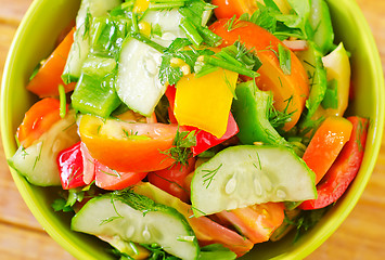 Image showing vegetable salad