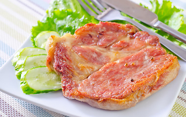 Image showing baked meat