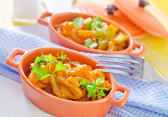 Image showing baked vegetables