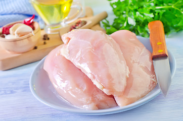 Image showing chicken fillet