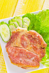 Image showing baked meat