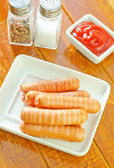 Image showing sausages