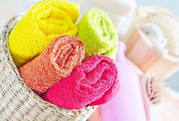 Image showing color towels