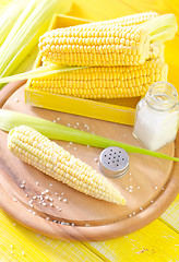 Image showing Corn with salt