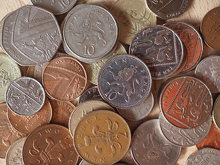 Image showing Pound coins