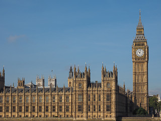 Image showing Houses of Parliament in London