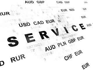 Image showing Business concept: Service on Digital background