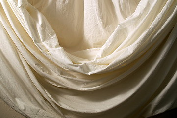 Image showing draped muslin background cloth