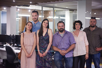 Image showing portrait of business team at modern office