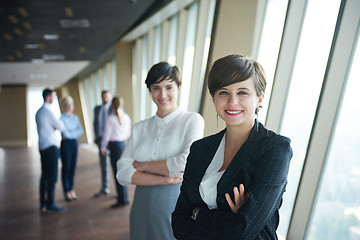 Image showing business people group, females as team leaders