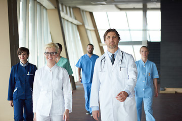 Image showing doctors team walking