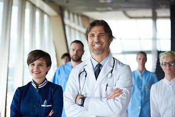 Image showing doctors team walking