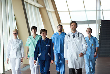 Image showing doctors team walking