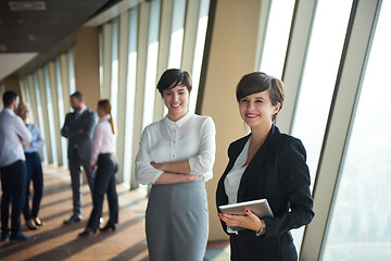 Image showing business people group, females as team leaders