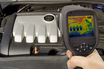 Image showing Engine Thermal Image