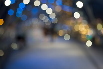 Image showing Defocused christmas sreet