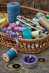 Image showing Accessories for sewing