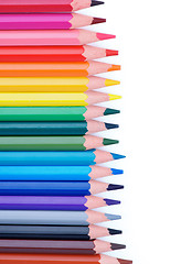 Image showing Colorful Pencils Frame