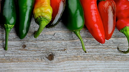 Image showing Frame of Chili Peppers