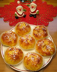 Image showing Saffron buns for Christmas