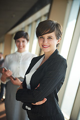 Image showing business people group, females as team leaders