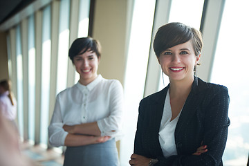 Image showing business people group, females as team leaders