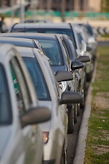 Image showing Cars Parked