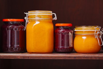 Image showing Jars of Jam