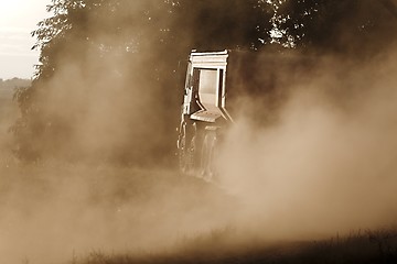 Image showing Road construction truck