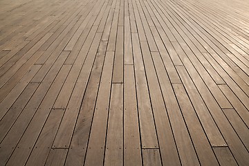 Image showing Wood deck