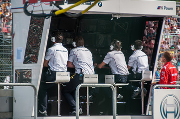 Image showing DTM (Deutsche Tourenwagen Meisterschaft) on MRW (Moscow RaceWay), Moscow, Russia, 2013.08.04