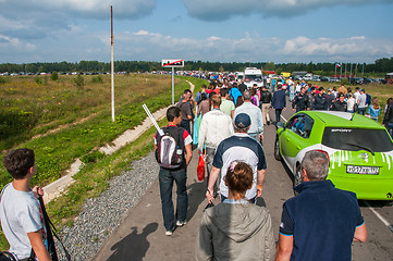 Image showing DTM (Deutsche Tourenwagen Meisterschaft) on MRW (Moscow RaceWay), Moscow, Russia, 2013.08.04