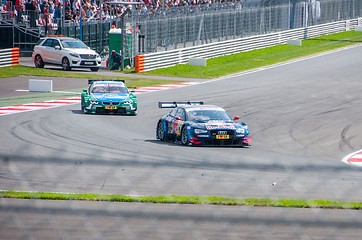 Image showing DTM (Deutsche Tourenwagen Meisterschaft) on MRW (Moscow RaceWay), Moscow, Russia, 2013.08.04